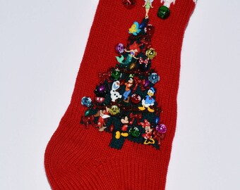 Personalized Disney Knit Christmas Stocking Extra Large