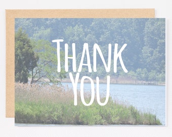 Thank You Card, Photo Card, Nature Card, Printable, Digital Download, 5x7