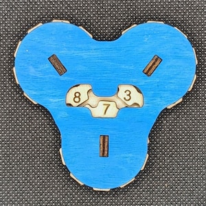 Wood Health Counter 0-999 - Life Counter - HP tracker for D&D, Pathfinder, Role Playing (RPG) Games, Board Games, Table Top Games, MTG