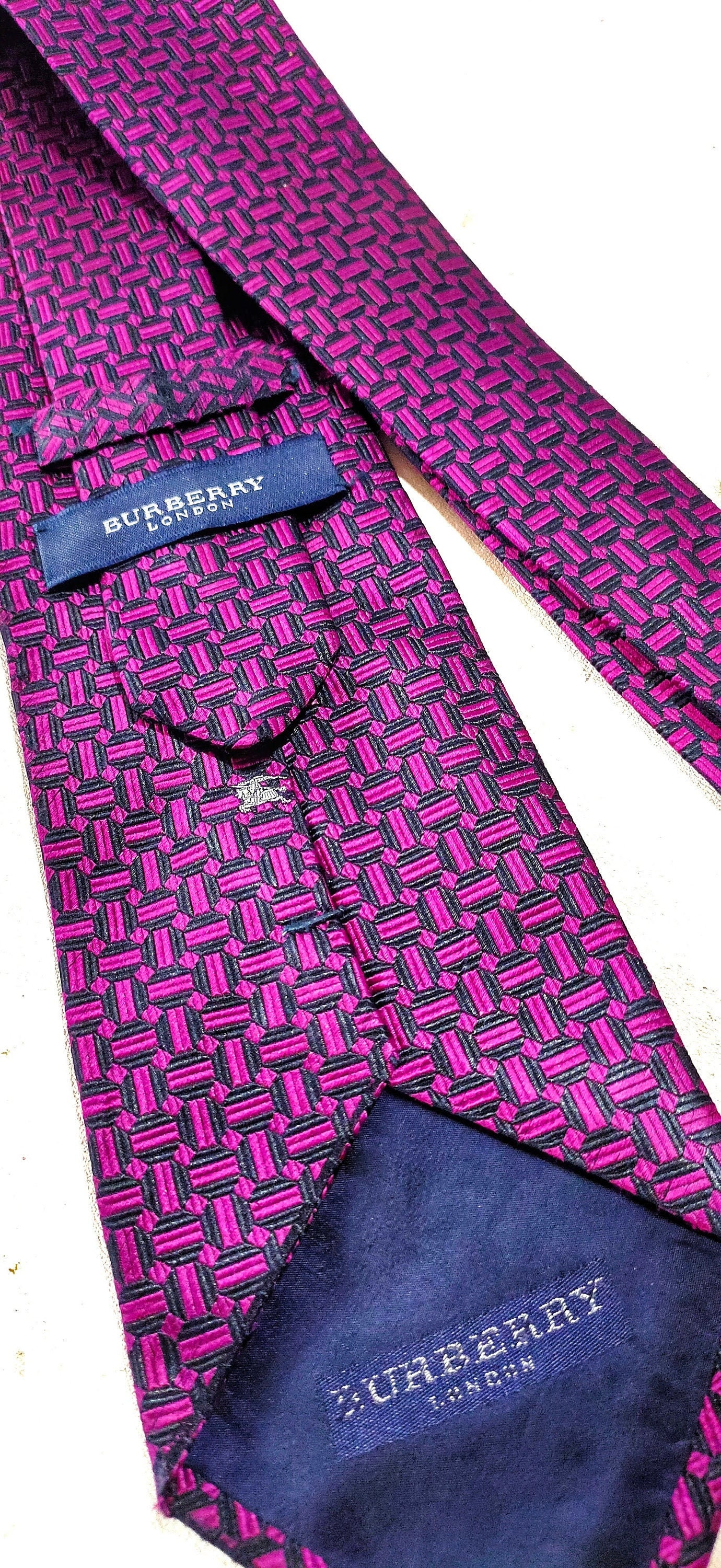 Burberry London Foulard Neckties Etsy UK