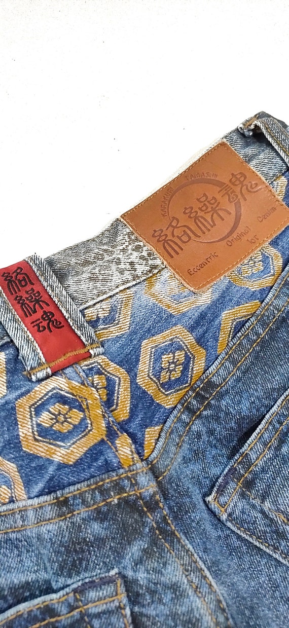 Karakuri Tamashi Nago Melingkau Kleding Gender-neutrale kleding volwassenen Jeans 