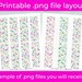 PRINTABLE Pen Wrap Set Glitter Pen Wraps Epoxy Pen Wrap - Etsy