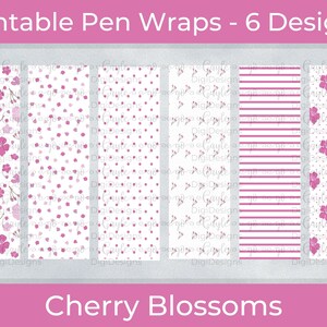PRINTABLE Pen Wrap Set Glitter Pen Wrap Epoxy Pen Wraps | Etsy