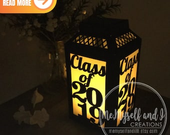 Graduation Centerpiece, Class of 2024 Centerpiece, Graduation Party, 2024 Graduation Decorations, Paper Lantern, Table Centerpiece for party