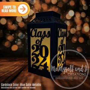 Class of 2024, Class Reunion Decorations, Class Reunion Centerpieces, Party Decor, Paper Lantern, Center piece, Table Signs, Table Numbers