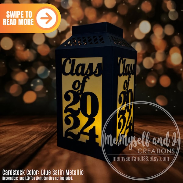 Class of 2024, Graduation Decorations, Graduation Centerpieces, Party Decor, Paper Lantern, Center piece, Table Signs, Table Numbers