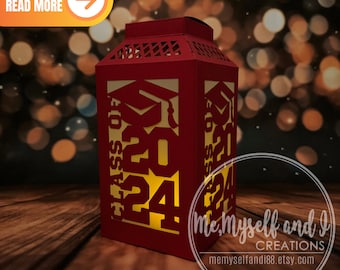 Laser Cut Graduation Luminary Centerpiece, Class of 2026