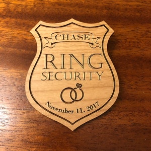 Ring Security Badge for Ring Bearer