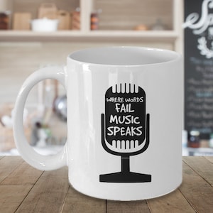 Gift for Music Teacher | Music Gift | Music Teacher Gift Idea |Coffee Mug | Inspirational Mug | Classical Music Mug | Quote Mug For Her
