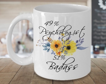 Psicologia Regali, Psicologo Tazza di Caffè Regalo - Laurea Psicologia, Psicologia Regalo, Psicologo Regalo di Natale, Psicologia Grazie