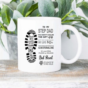 StepDad Fathers Day Gift, Funny Step Father Mug, Funny Gift for Step Dad Coffee Mug, Gifts for Step Dads Bonus Dad Coffee Cup