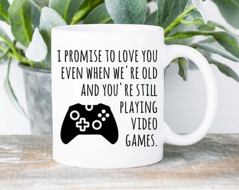 Gamer Husband Mug - Boyfriend Gifts for Men,  Anniversary Gifts for Husband,  Gaming Gifts for Him,  Funny Valentines Day Gift for Boyfriend