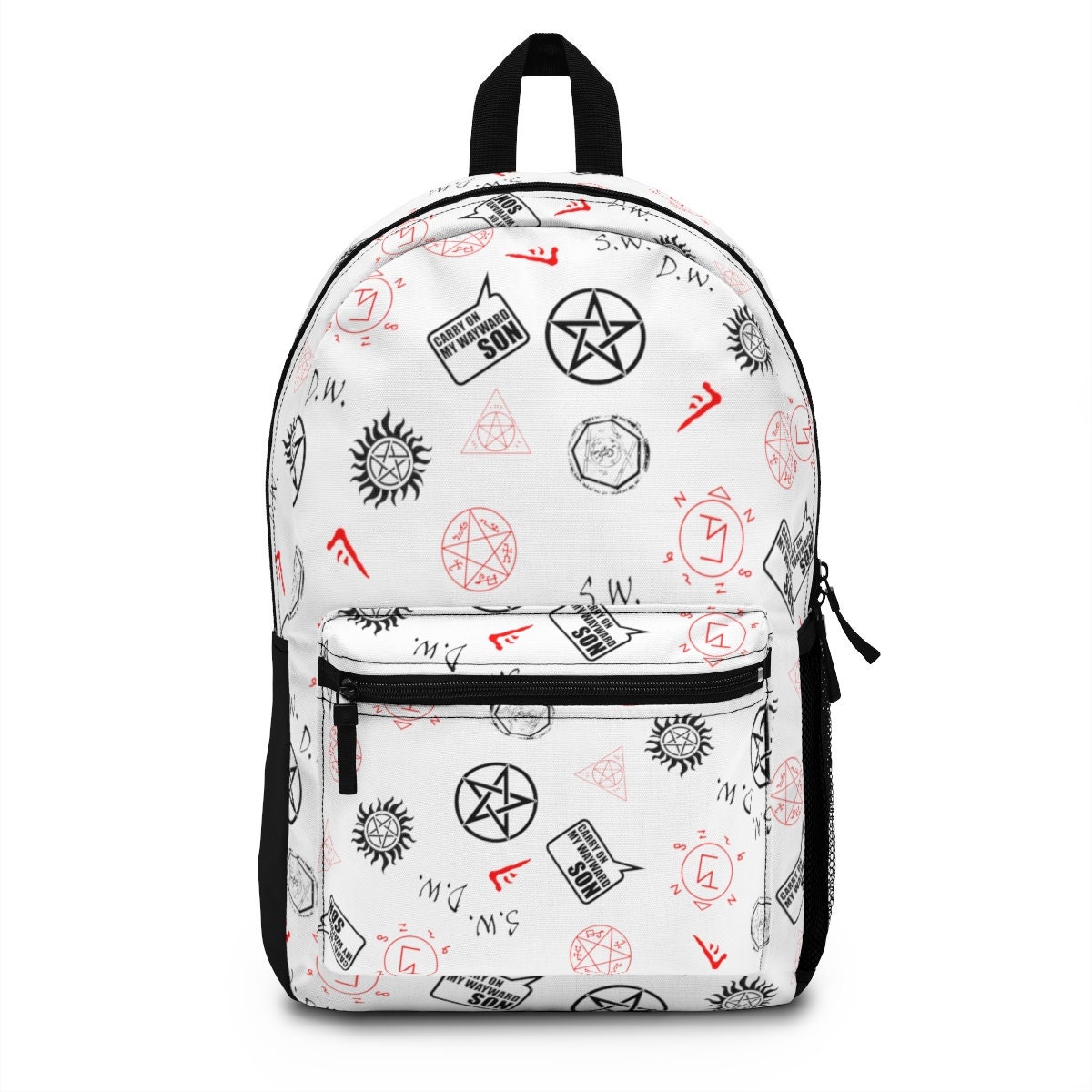 Supernatural Sigil All Over Print Backpack Graphic Bag Sigil