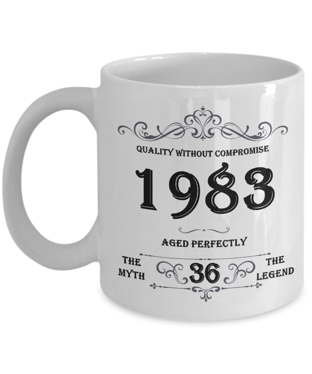 1983 Birthday Mug Year Born Birthday Vintage Gift Coffee Mug | Etsy