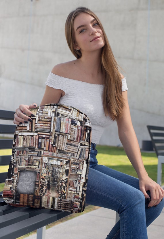 Bookish All Over Print Backpack Booktok Made Me Buy It Library Bag so Many Books so Little Time Reader Gift Back to School Bag Etsy