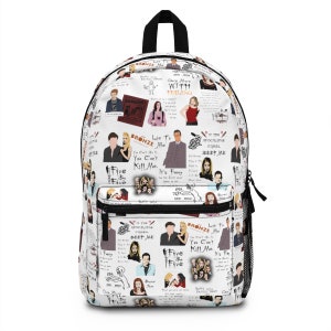Vampire Slayer All Over Print Backpack, Hush The Gentlemen Overnight Bag, Buffy Will Patrol Book Bag, Back To School Bag, Child School Bag