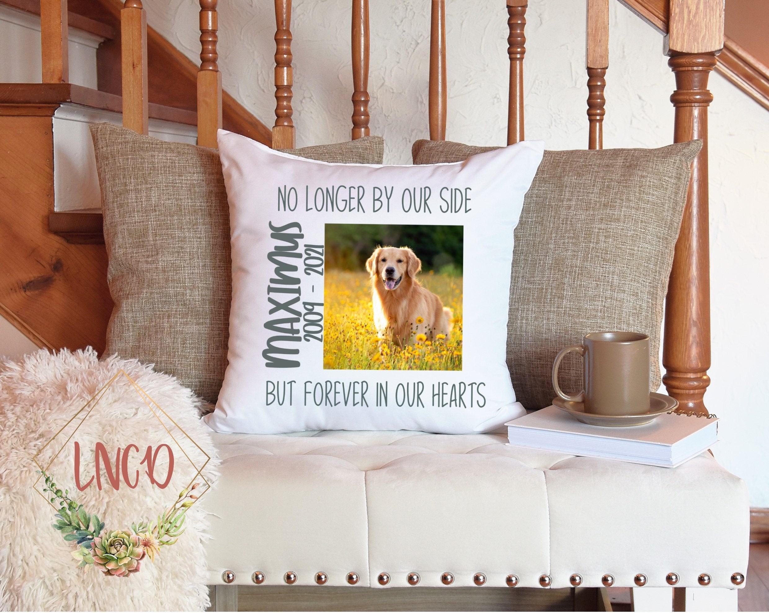 Pet Memorial Pillow Fur Baby Home Decor White Etsy UK