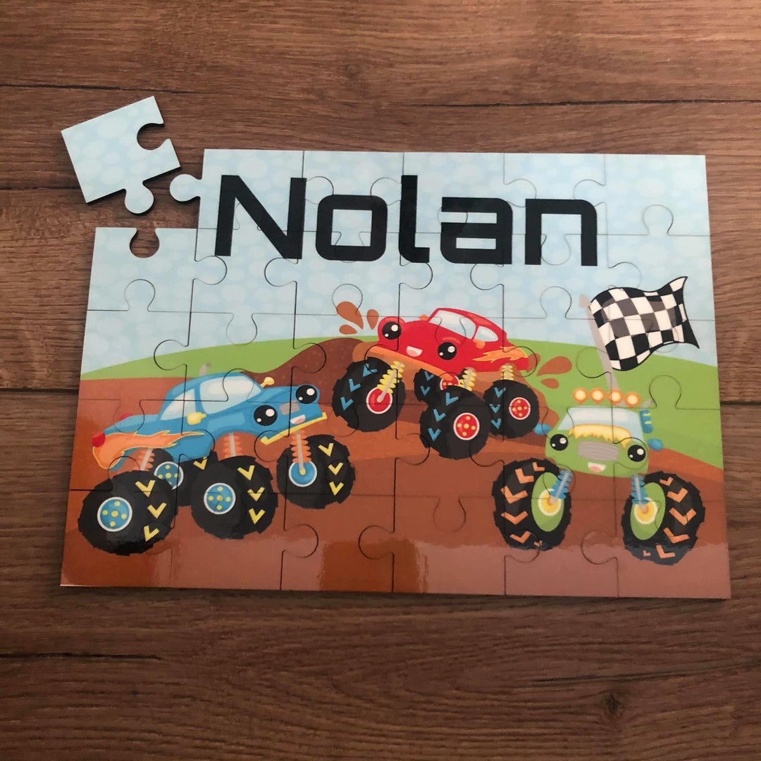 Fyjf Toddler Name Puzzle,custom Puzzle, Stocking Stuffer Toddler Gift, Child ...