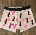 Custom Photo Men's Boxers, Personalized Underwear Gift