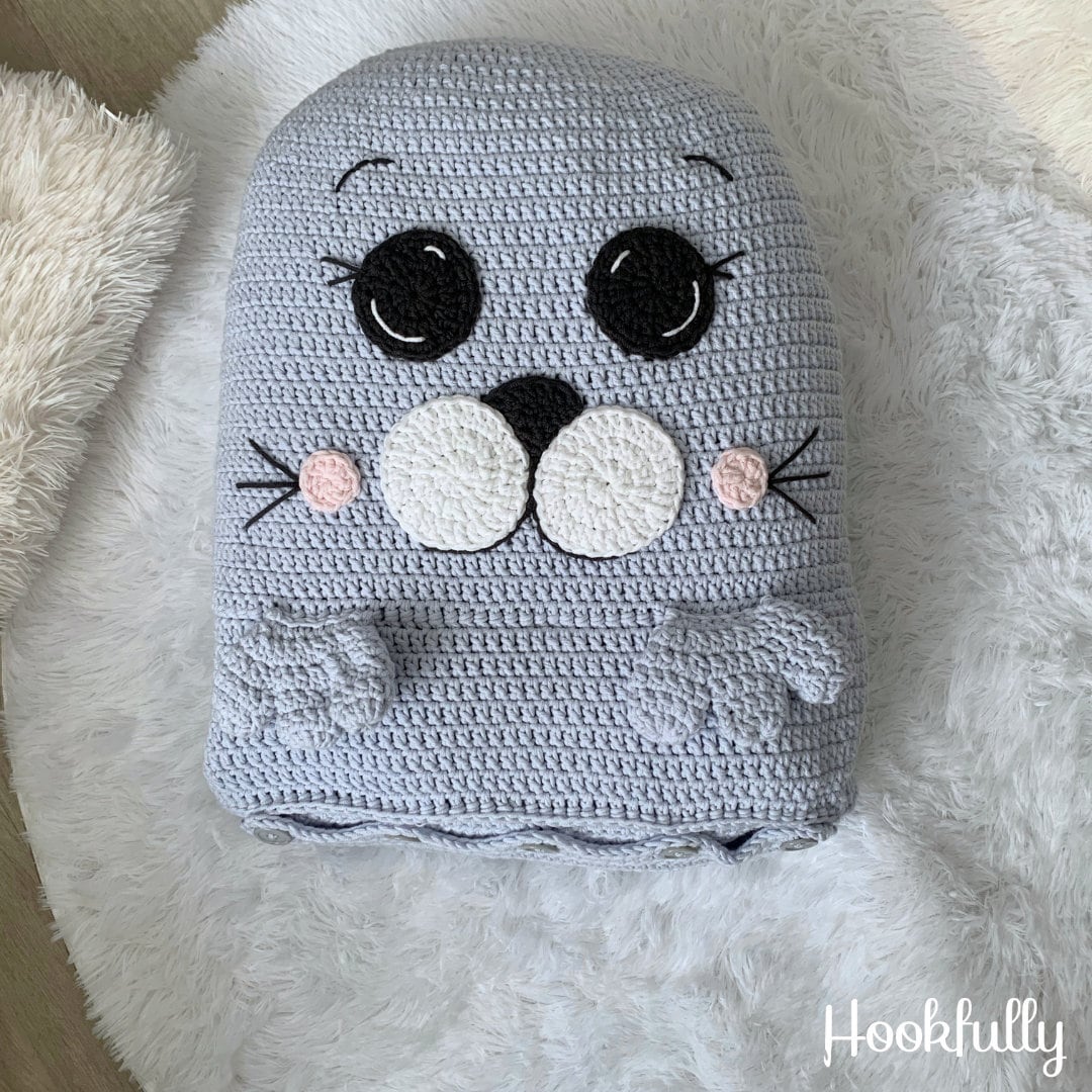 39 Seal Crochet Patterns for Ocean-Themed Amigurumi, Gifts, and Cozy Decor 10 Crochet Pattern Seal Kids Sleeping Bag Children's Sea
