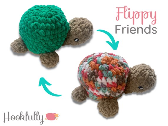 10 Reversible Flippable Crochet Amigurumi Patterns EBOOK PDF