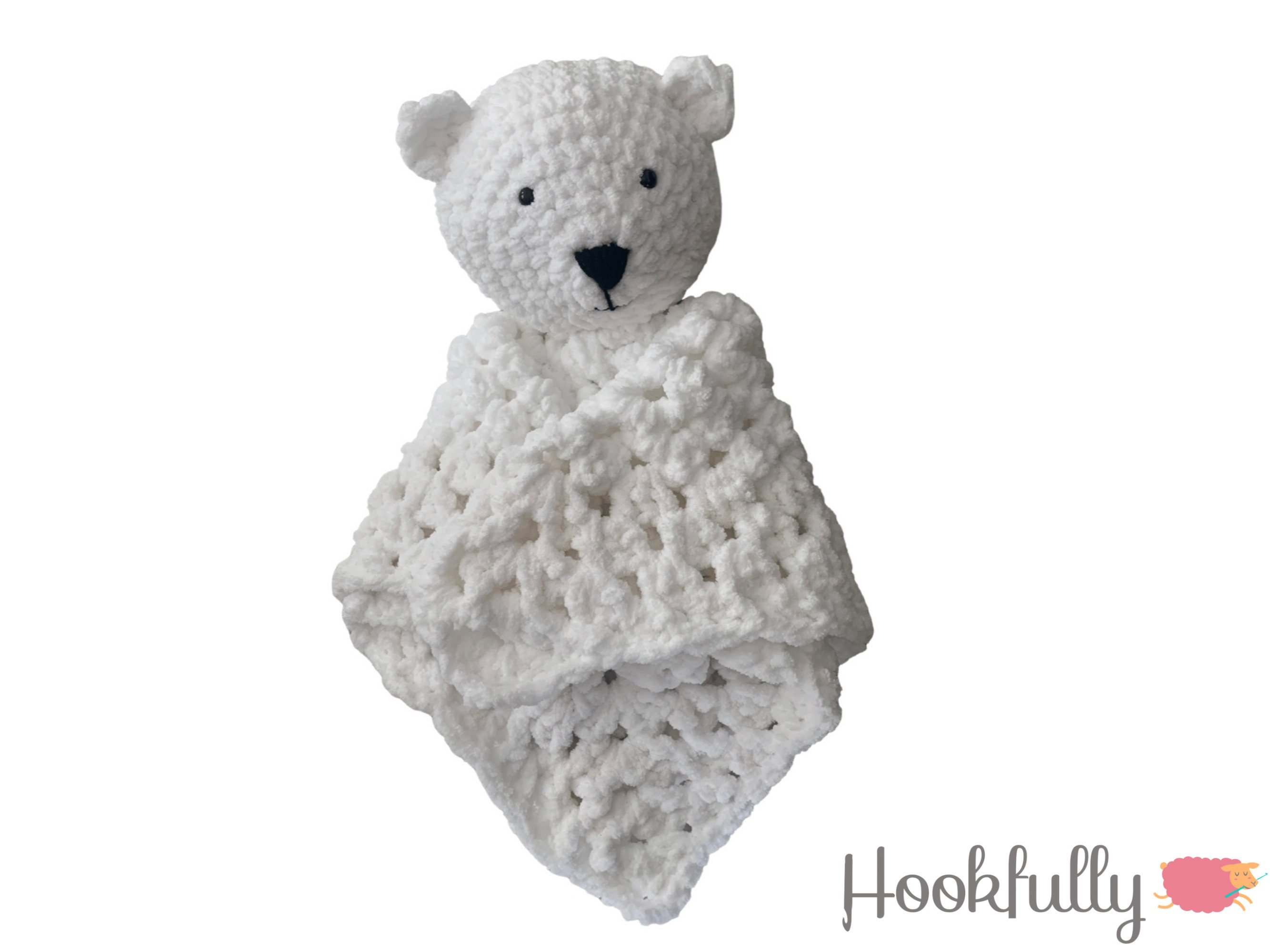 Crochet Pattern Giant Bear Lovey Easy Amigurumi Blanket