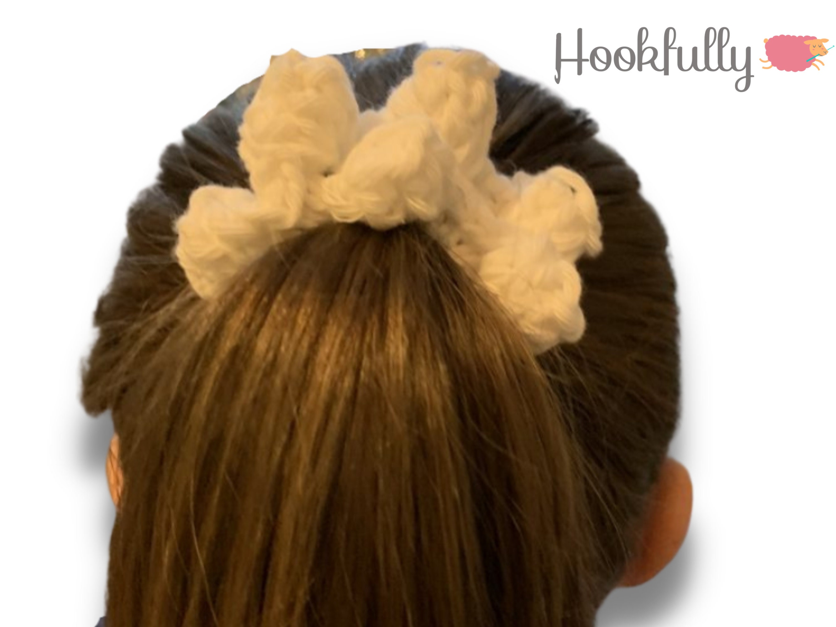 39 Crochet Scrunchies with Flowers, Ruffles, Bows, and Cherries 31 Snowball Crochet Hair Scrunchies Pattern Winter