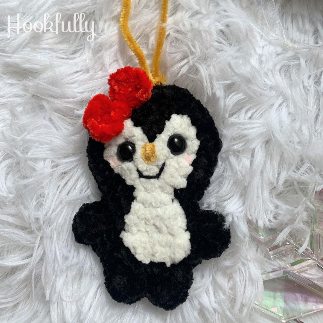 39 Crochet Penguin Patterns, Amigurumi, Blankets, and Keychains 31 Crochet Pattern Penguin Christmas Ornament Small Hanging