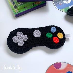 PDF Crochet Pattern | Gamer Gift Idea | Teen Eye Mask | Kids Sleep Mask | Games controller | Gaming Accessories | Easy Crochet Project
