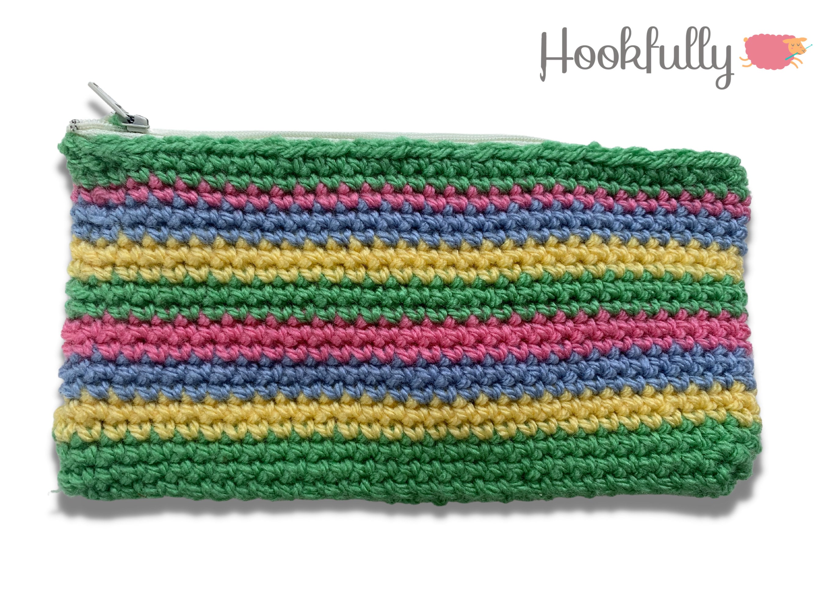 Rainbow Heart Pencil Case Pattern