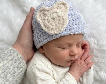 PDF Crochet Pattern | Bear Essentials Baby Hat | Newborn to Toddler Sizes | Easy Beginner Project | Bear Beanie | Cute for Boys or Girls