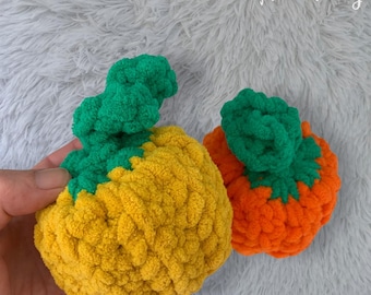 Schema uncinetto PDF / Schema zucca uncinetto senza cuciture / Autunno, Halloween e Ringraziamento / Progetto Amigurumi veloce, piccolo e a coste per mini zucca