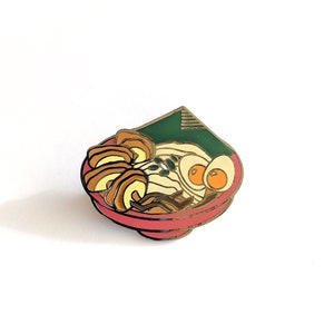Épingle en émail pour nouilles ramen