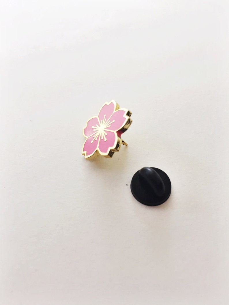 Sakura Cherry Blossom Enamel Pin image 3