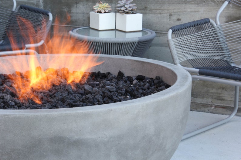 Glut Feuerschale Beton Feuerstelle | Etsy