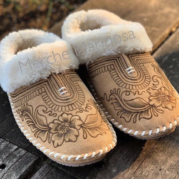 Moccasins Slippers by Merche Mariposa
