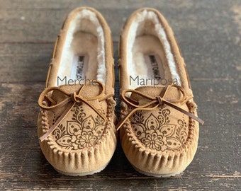 Moccasins Slippers by Merche Mariposa