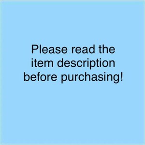 May include: Please read the item description before purchasing!