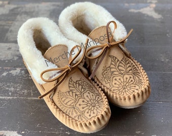 Moccasins Slippers by Merche Mariposa