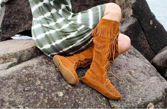 Mocasines de mujer Botas Altas para la Rodilla de Merche | Etsy México