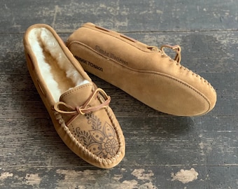 Sheepskin Moccasins by Merche Mariposa