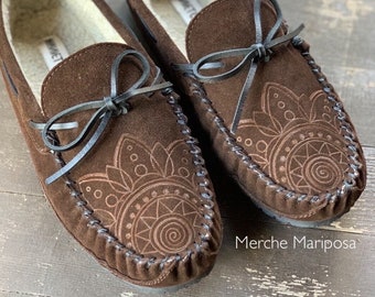 Mocassinspantoffels heren van Merche Mariposa