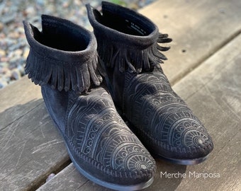 Bota moteánica Mocasín, de Merche Mariposa