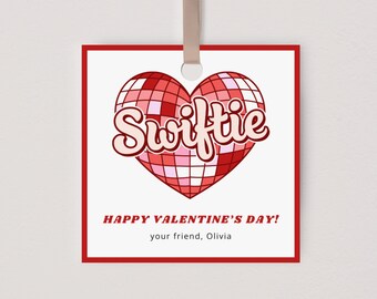 Tag In My Valentines Era, carte de Saint-Valentin imprimable Taylor, téléchargement immédiat modifiable