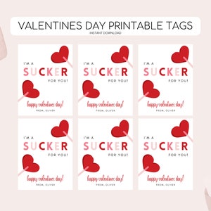 Carte imprimable Meunier Saint-Valentin, étiquette meunier Saint-Valentin, étiquette cadeau Saint-Valentin, étiquette imprimable école pour enfants, téléchargement immédiat modifiable