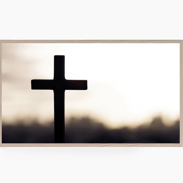 Easter Frame Tv Art, Cross Frame Tv Artwork, Religious Samsung Frame Tv Artwork, Palm Sunday Art, Modern Easter Artwork, Instant Download