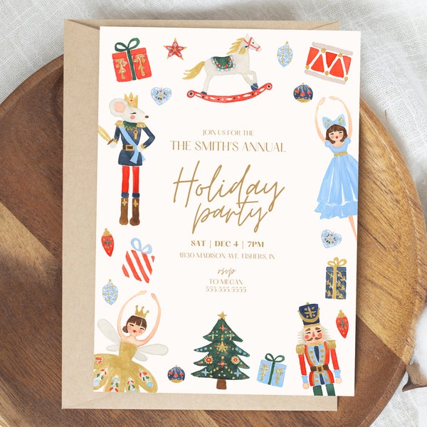 Nutcracker Invitation - Etsy
