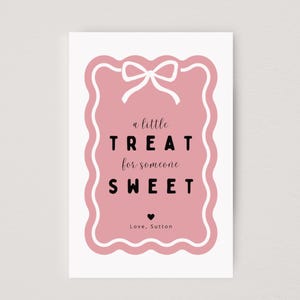Druckbare Valentinstag Tag, süße Leckerei Valentinstag Tag, Valentinstag Geschenk Label, Kinder Schule druckbare Tag, bearbeitbare sofort Download