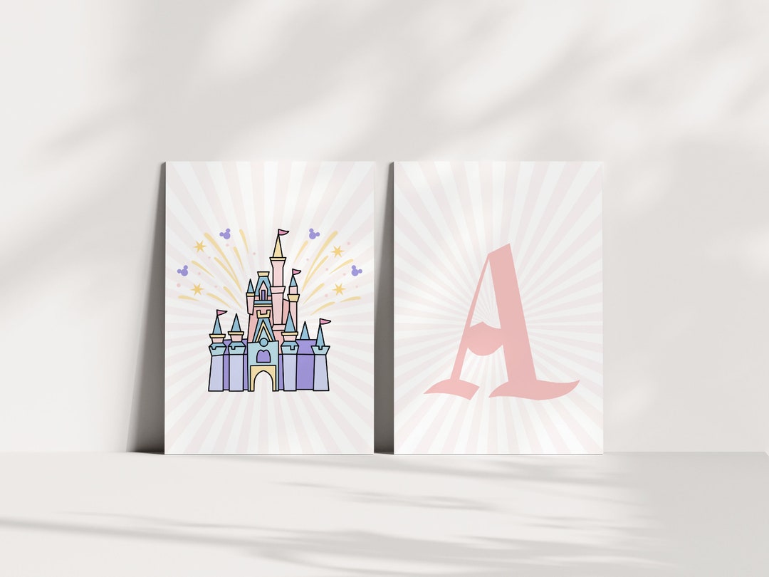 Vintage Disney Birthday Editable Banner, Vintage Theme Park Birthday ...