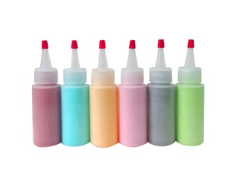 2oz LDPE Squeeze Bottles Durable Plastic 6/pk with Yorker Red Cap Multi Purpose Refillable Bottles